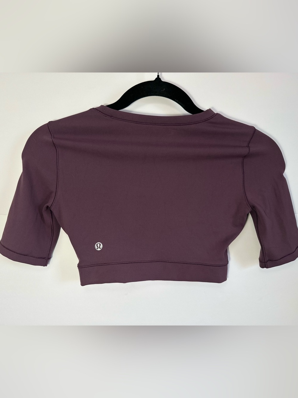 lululemon athletica Cropped Long Sleeve Top - Plum